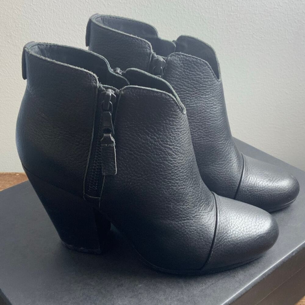 Rag & Bone Margot Black leather Boots size 6.5